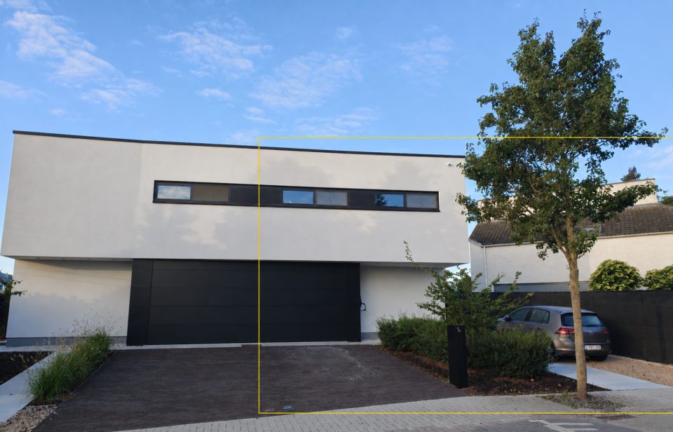 Vooraanzicht van de woning